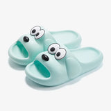 Indoor Cotton Dog Slippers Flat Women Men Bathroom Slides Couples Summer Shoes Soft EVA Non-slip Funny Beach Flip