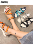 Women Shoes Summer Casual Flat Sandals Comfortable House Slippers Female Fashion Hollow Out Beach Slides Schoenen