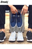 autumn New Men Casual Shoes Lace up Men Shoes Lightweight Comfortable Breathable Walking Sneakers Tenis Feminino