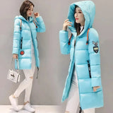 Winter Parkas Jacket Women's Large Size Loose Down Cotton Coats Casual Hooded Cotton-padded Outwear Woman Puffer Parka