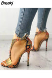 Woman High Heels Pumps Sandals New Shoes Woman Fashion Summer Sexy Ladies Increased Stiletto Super Peep Toe Shoes