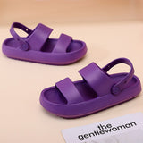 Men Women Slippers Unisex Couple Shoes Sandals Soft Sole Beach Slides Thicker Platform Slipper Home Indoor Bathroom