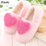 Lovely Ladies Home Floor Soft Women indoor Slippers Outsole Cotton-Padded Shoes Female Cashmere Warm Casual