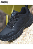 Men Winter Snow Boots Waterproof Casual Sports Shoes Warm Men's Boots Large Size Outdoor Low Top Hiking Boots Work