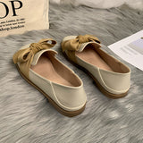 The Spring And Autumn Of 2024, The New Flat-Bottomed Single Shoes, British Style Leather Shoes, Women's Shoes, Beans Shoes, Love