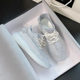 Footwear Tennis Athletic Sports Shoes for Women Basketball Sneakers Green Transparent Clear 39 with Free Shipping Sale A