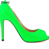 Platform Wedding Shoes Summer Sexy Womens Open Toe High Heels Sandals Peep Pumps US 5-10