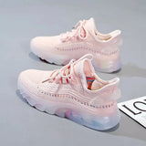 Women's New Fashion Platform Sport Shoes Female Autumn New Breathable Outdoor Running Sneakers Lightweight Casual Tennis