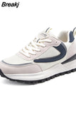 New Casual Retro Sneakers Women Sport Shoes Fashion Tennis Runnig Trainers Platform Vulcanized Shoes Luxury Brand