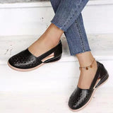 Women Sandals Wedges Orthopedic Hollow Out Ladsies Casuasl Shoes Slip on Vintage Female Sandals Chaussure Femme