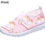 Cute Cartoon Nursing Doctor Printed Flats Shoes Women Casual Summer Slip on Sneakers Lightweight Nurse Ladies Shoe