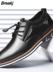 Men New Fashion High Quality Oxford Shoes Business Spring Autumn Breathable with holes Men's Formal business trend