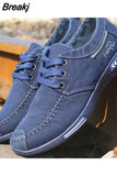 Men Shoes Denim Lace-Up Casual Shoe Plimsolls Breathable Male Footwear Spring Sneakers 2023