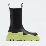 Women Chunky Heel Ankle Boots Woman Shoes Autumn Brand Designer Chelsea Boots Female Platform Boots Lasdies Fashion Combat