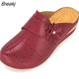 Mujer Summer Sandals Women Shoes Women Summer Footwear Hollow Round Toe Flip Flops Beach Shoes Platform Ladies