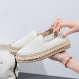 Spring Women's Breathable Sneakers Flat Casual Shoes Slip on Ladies Loafers Vulcanized Shoes Walking Sneaker