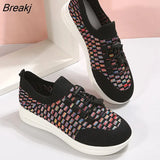 Leisure Cloth Shoes Women's Single Shoe Soft Soled Anti Slip Shoes Middle-aged and Old Mothers Womens Walking