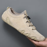 Men's Sneakers cow suede Leather Men Loafers Shoes Fashion Slip on Men Driving Shoes Soft Sapato Masculino Mocassin