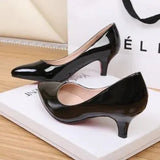 Patent Leather High Heels 10 Cm Thin Heels White Dress Party Pumps 2023 Autumn New Fashion Single Shoe Elegant Womens