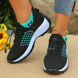 Size Platform Casual Sneakers Women 2024 Comfort Breathable Slip On Sports Shoes Woman Non Slip Thick Sole Sock