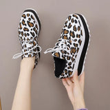 Breakj New Women Flat Platform Shoes Slip on Moccains Ladies Casual Shoes Woman Thick Sole Brogue Creepers Frenulum