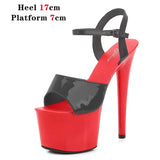 Shoes Women Brand New Sexy Strippers Catwalk Show Sandals 13 15 17 CM High Heels Platform Girls Shoe Party Club Drop