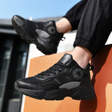 Men Running Shoes High Top Sneakers Women Breathable Gym Athletic Shoes White Sneakers Height Increasing Zapatillas De