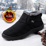 Hiking Shoes Winter Men Boots Warm Plush Waterproof Non-slip Outdoor Walking Shoes Ankle Snow Boots for Women Zapatos