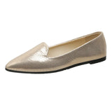 Women Shoes 2024 New Pointed Toe Flat Shoes Slip on Women Loafers Fashion Office Casual Flats Zapatos Mujeres Moccasins