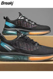Mens Running Shoes Air Cushion Sneakers Trainers Outdoor Male Sport Shoes for Men Weave Breathable Lace Up Casual Men's
