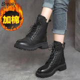 Boots Women Shoes for Winter Boots Fashion Shoes Woman Casual Autumn Leather Botas Mujer Female Ankle Boots