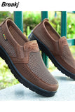 Men'S Casual Shoes Men Summer Style Mesh Flats For Men Loafer Creepers Casual Shoes Comfortable shoes 38-48