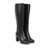 Women Boot 2023 Winter Women Knee High Boots Warm High-heeled Women Shoes Fashion Thin Boots Botas De Mujer Big
