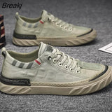 Men Shoes Comfortable All-match Sneakers Men's Summer Breathable Ice Silk Cloth Casual Walking Shoe Outdoor Sport