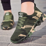 Flat Shoes Women Fashion Breathable Camouflage Casual Shoes Men Sneakers Lover Shoes Outdoor Walking Non-slip