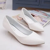 Cm Low Heel High Heels Stiletto Wild Women's Shoes Simple Comfort Work Shoes Shallow Mouth Pointed Single Shoes Fashion