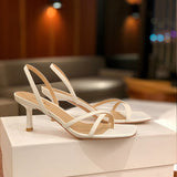 French Sandals And Slippers Women's Shoes 2024 New Summer Fashion To Wear Fairy-Style