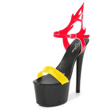 Stripper Heels Women Shoes Sexy Show Sandals Party Club Platform Stiletto High-heeled Pole Dance Prom Dress Shoes