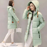 Winter Parkas Jacket Women's Large Size Loose Down Cotton Coats Casual Hooded Cotton-padded Outwear Woman Puffer Parka