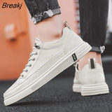 Men's White Casual Sneakers 2021 Autumn Vulcanized Shoes Boys Tenis Sport Shoes Male Sneakers Soft Sole Men Walking