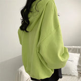Hoodies Women 2023 New Autumn Winter Fashion Casual Warm Oversized Hooded Pullover Loose Jacket
