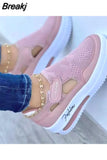Womens Sneakers Casual Shoes Ladies Running Shoes Female Platform Shoes Mesh Breathable Comfort Women Sport Shoes