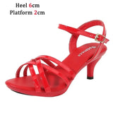 Sandals Women Shoes Size 43 Thin Heels Summer Naked Color Peep Toe High Heels Sexy Nightclub Party Slides Heels