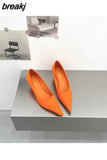 Med Heels Woman 2023 New Spring Pointed Toe Pumps Women's Shoes Office Ladies Dress Pumps Shoes Party Wedding Shoes