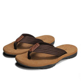 Summer Men Flip Flops Beach Sandals Anti-slip High Quality Men Shoes Trendy Men Beach Slipper Big Size