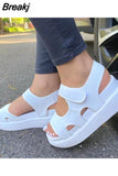 Women's Shoes 2023 Summer Fashion Casual Sports Sandals Women's Beach Wedge Sandals Women's Trend Platform Sandals Roman
