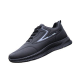 Men's Autumn Leather Waterproof Sneakers Man Sports Casual Shoes Black Fashion Work Shoes Man Fashion Sneakers Male