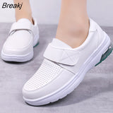 Woman Nurse 5 Shoes - Nursing Women Summer Shoe Female Health Work Flat Walking Soft Non Slip Hospital Nurse