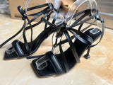 Breakj 2023 High Heel Fashion Winding Strap Sandal Women's Head Wine Cup Heel Sandal