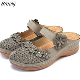 New Leisure Shoes Sports Shoes Baotou Middle Heel Slope Heel Women's Sandals Outdoor Slippers womens Shoes Comfort